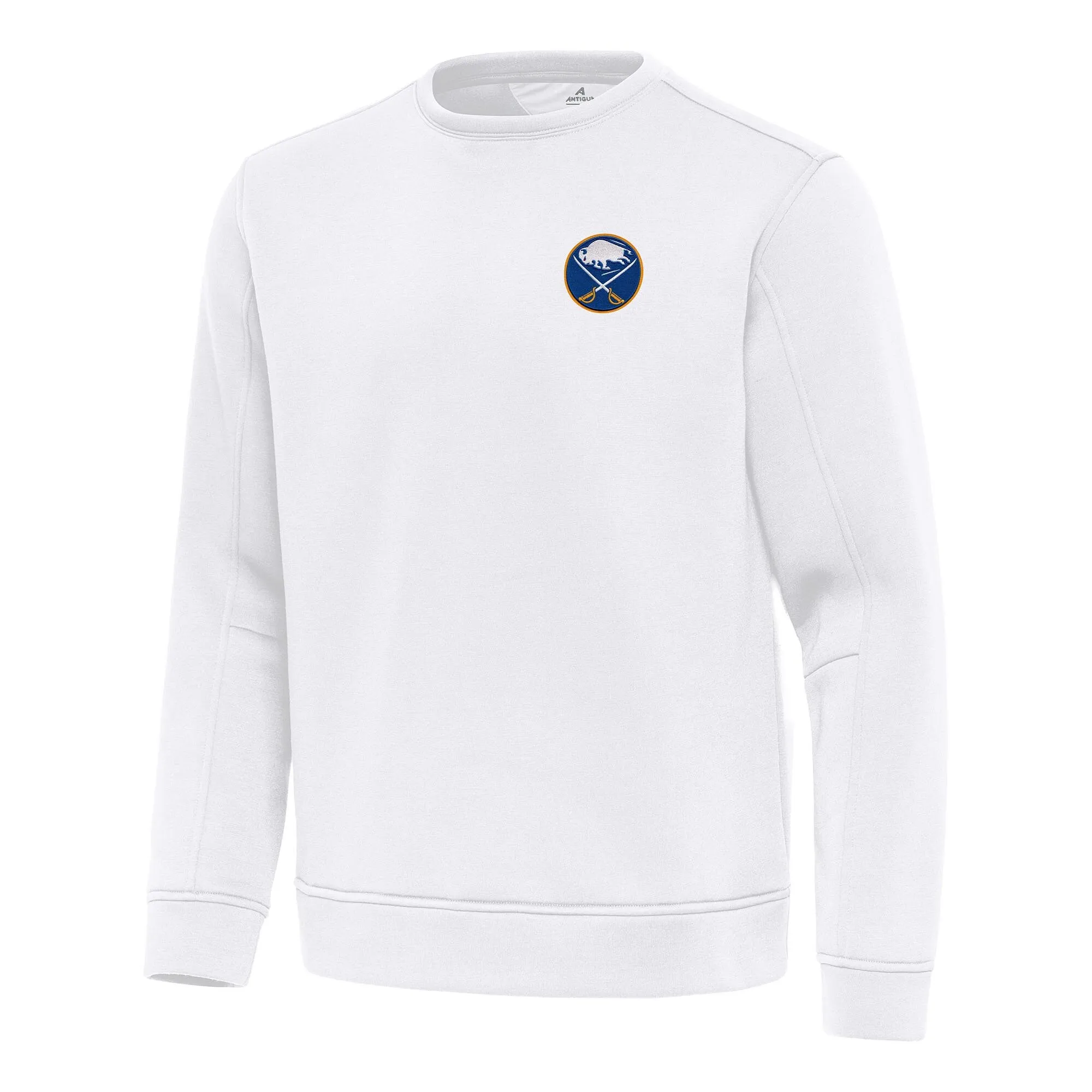 Men's Buffalo Sabres Antigua White Relevant Lightweight Pullover Sweatshirt