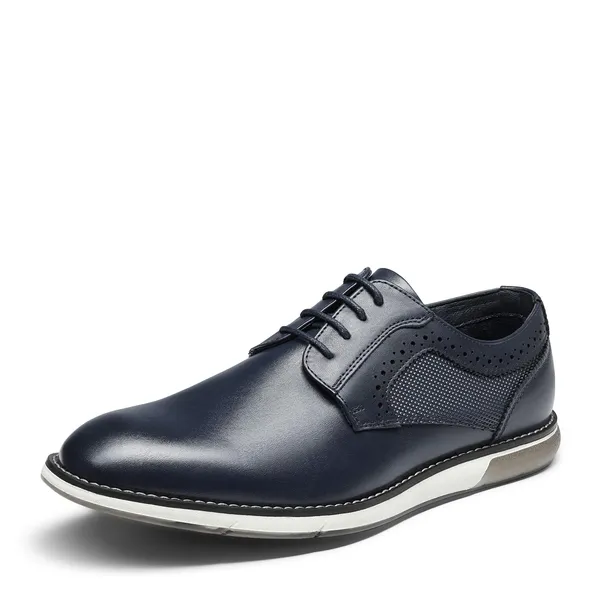 Men's Polished Plain Toe Oxford Dress Sneakers