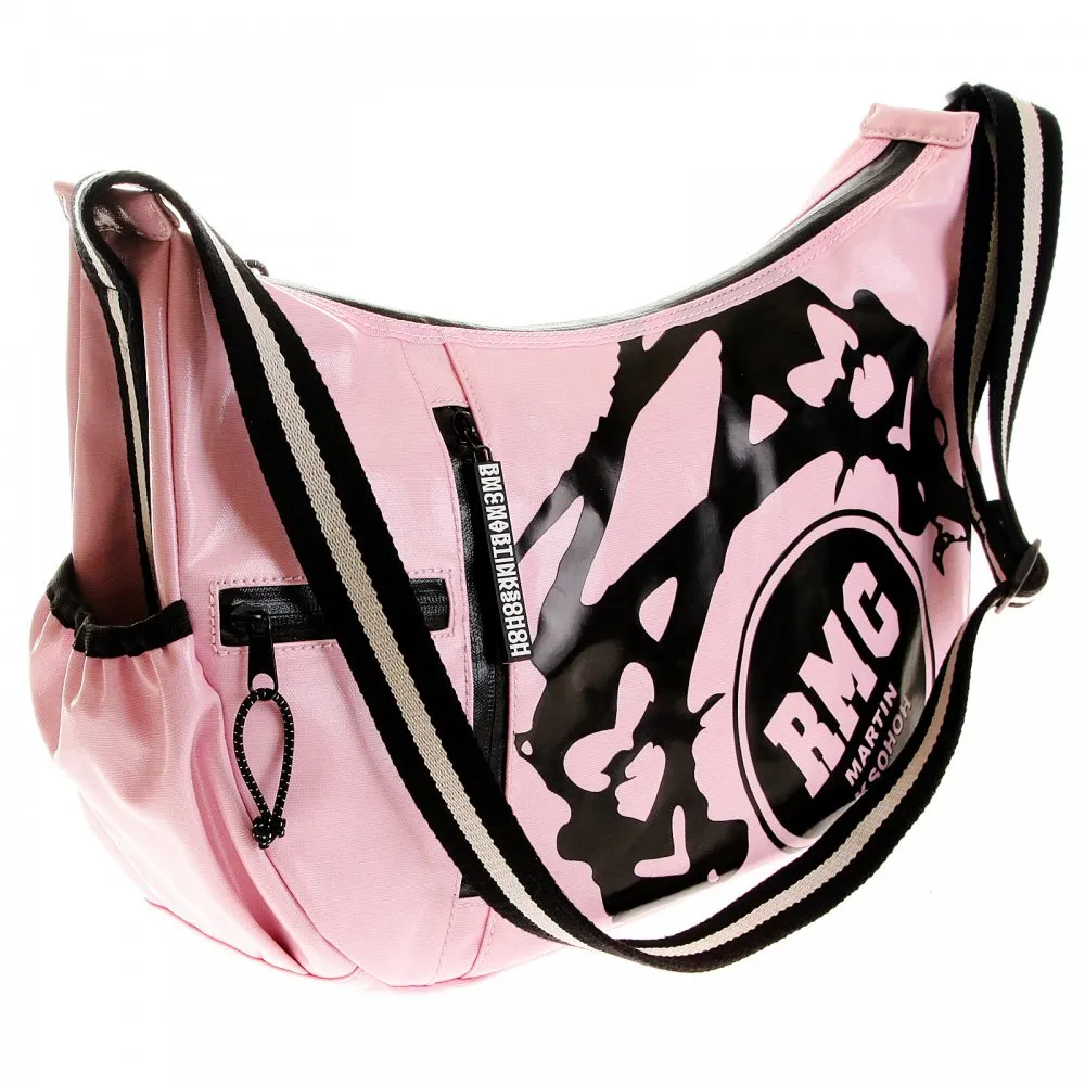 Mens Unisex Light Pink Shoulder Cyclist Fashion Bag