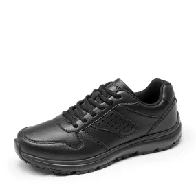 Men's Vegan Leather Non-Slip Work Sneakers