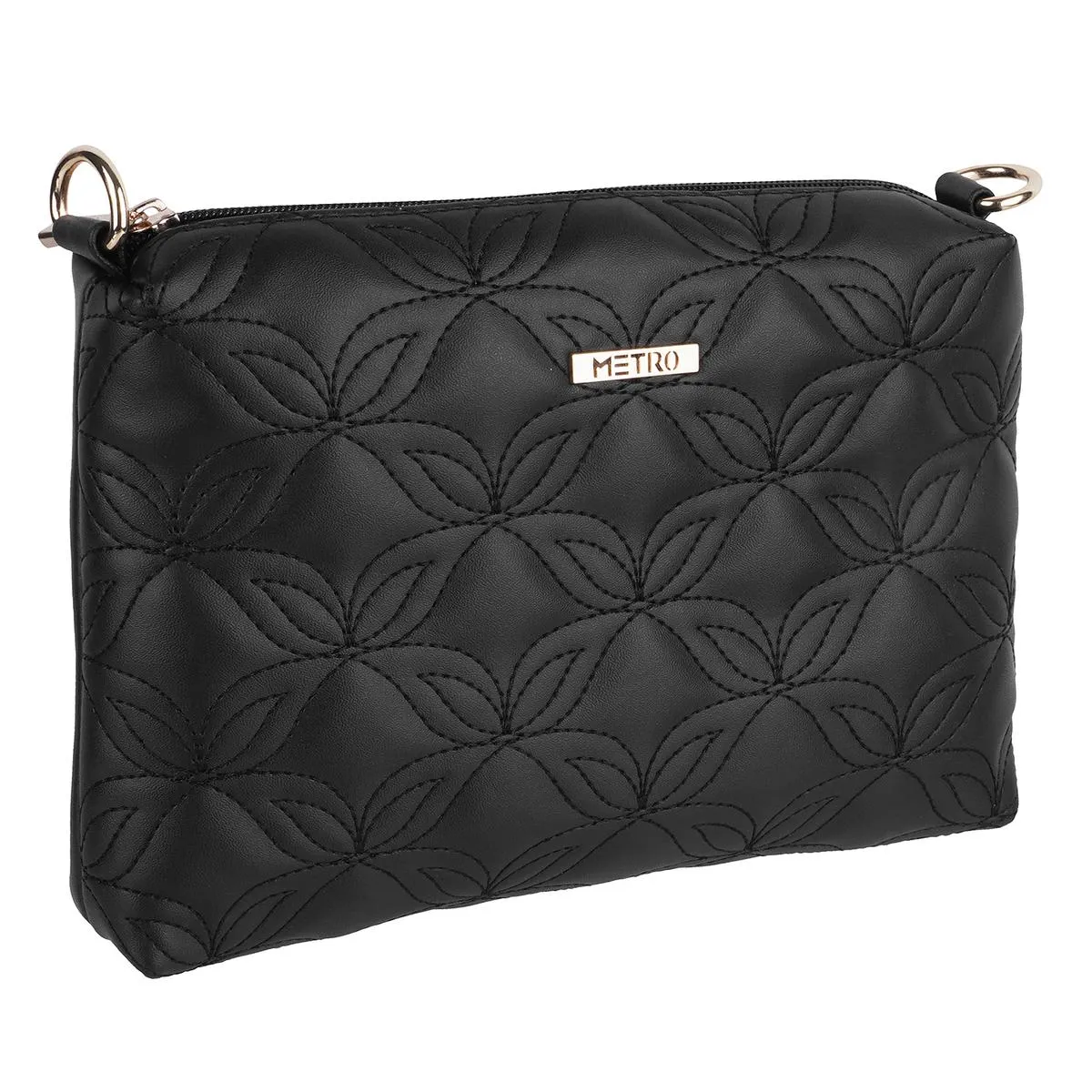 Metro Women Black Sling Bag