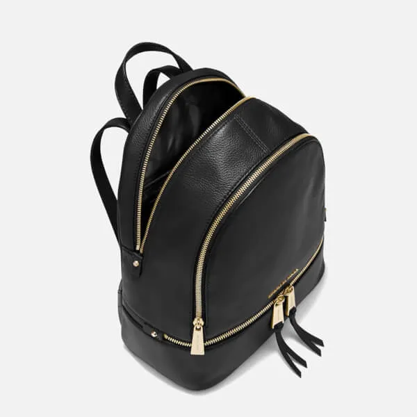 MICHAEL Michael Kors Women's Rhea Zip Medium Backpack - Black