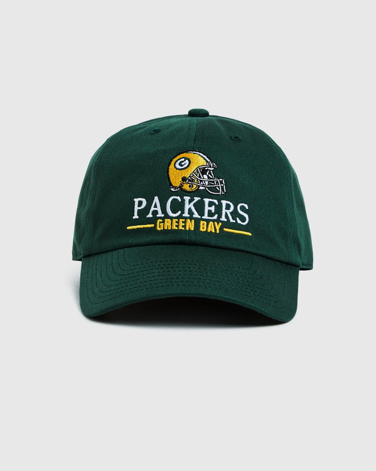 Mitchell & Ness Green Bay Packers Helmet Dad Cap Green