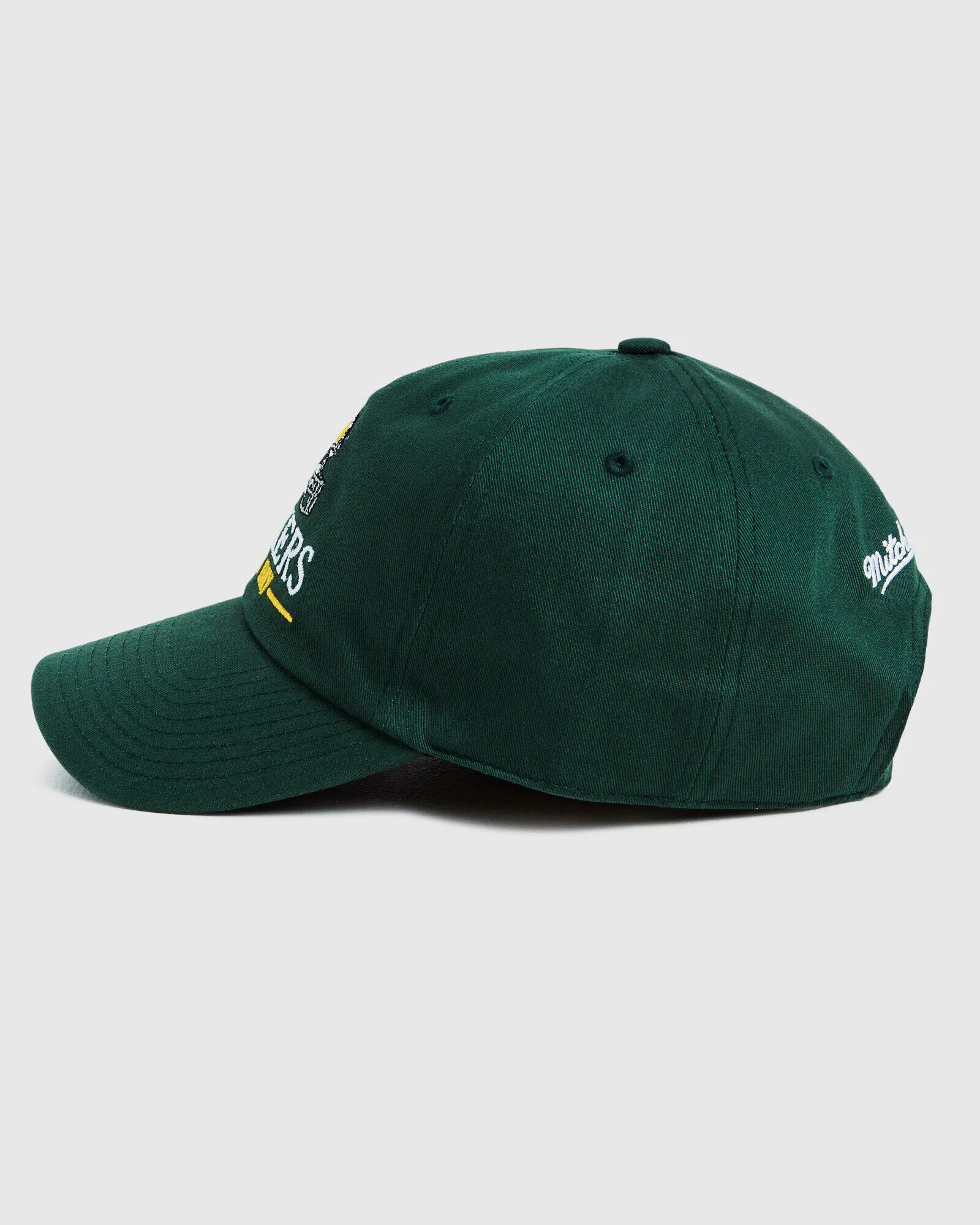 Mitchell & Ness Green Bay Packers Helmet Dad Cap Green