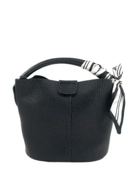 Monkee's Jewelry & Accessories Twilly Handbag- Black