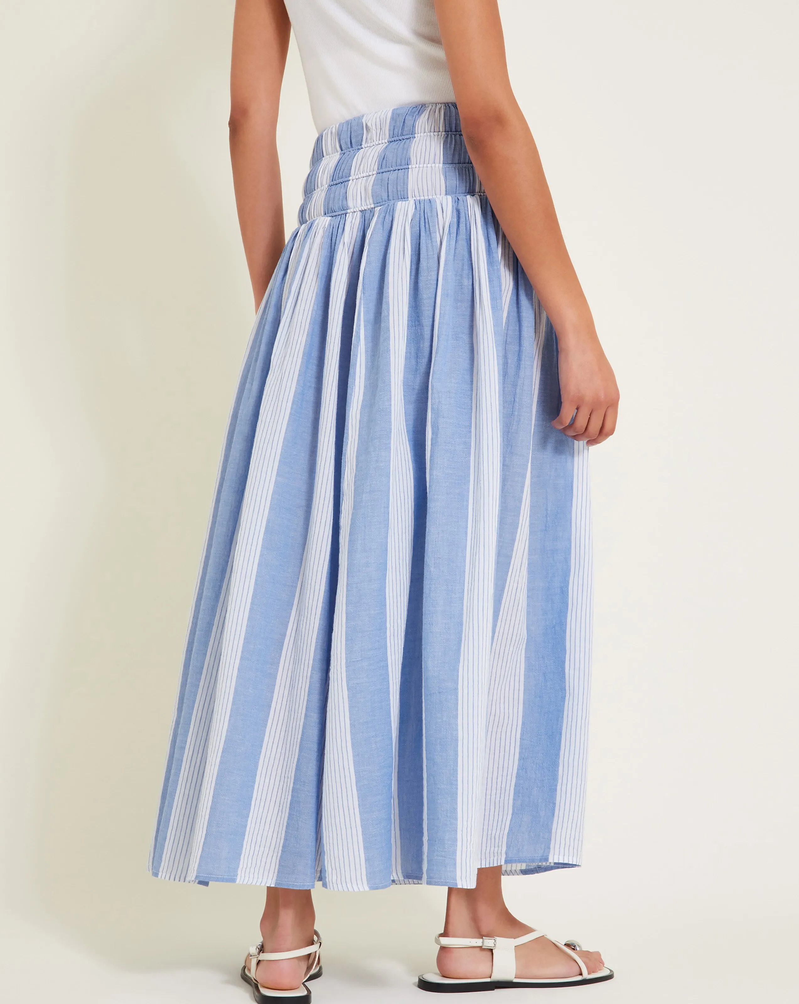 Monsoon Celia Stripe Skirt