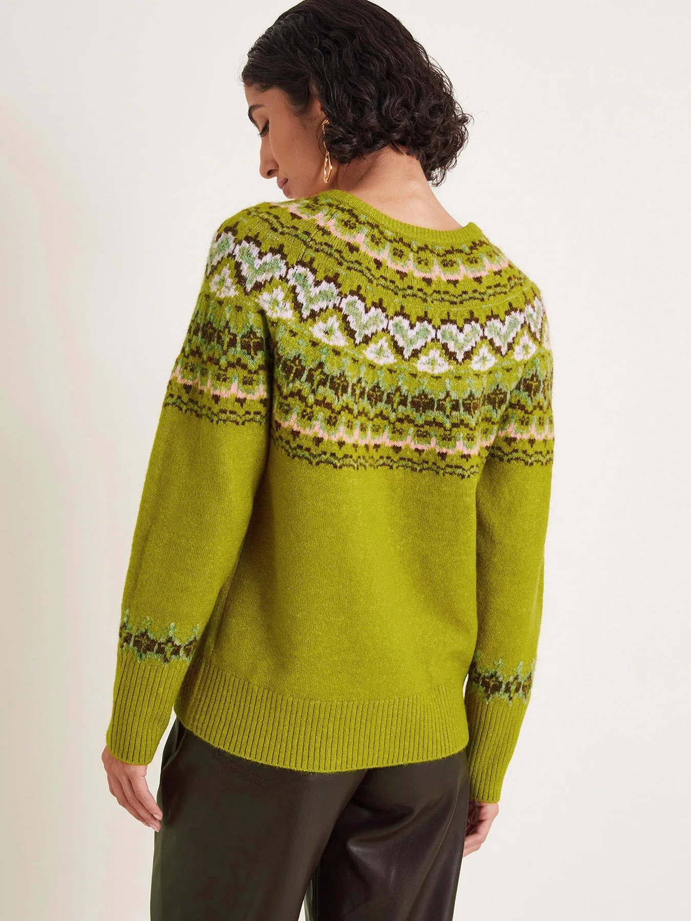 Monsoon Fern Fairisle Jumper