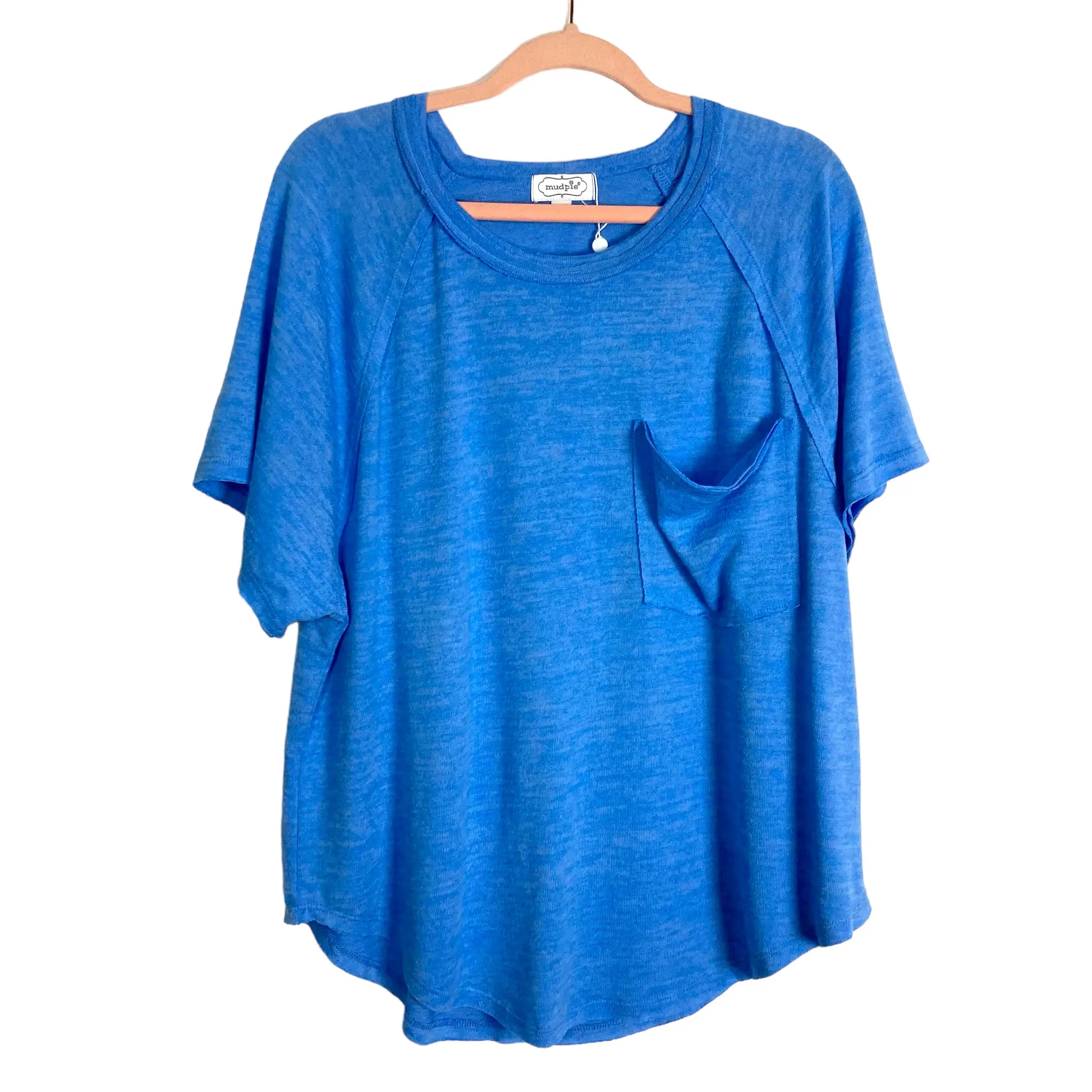 Mudpie Blue Top NWT- Size S/M (we have matching joggers)