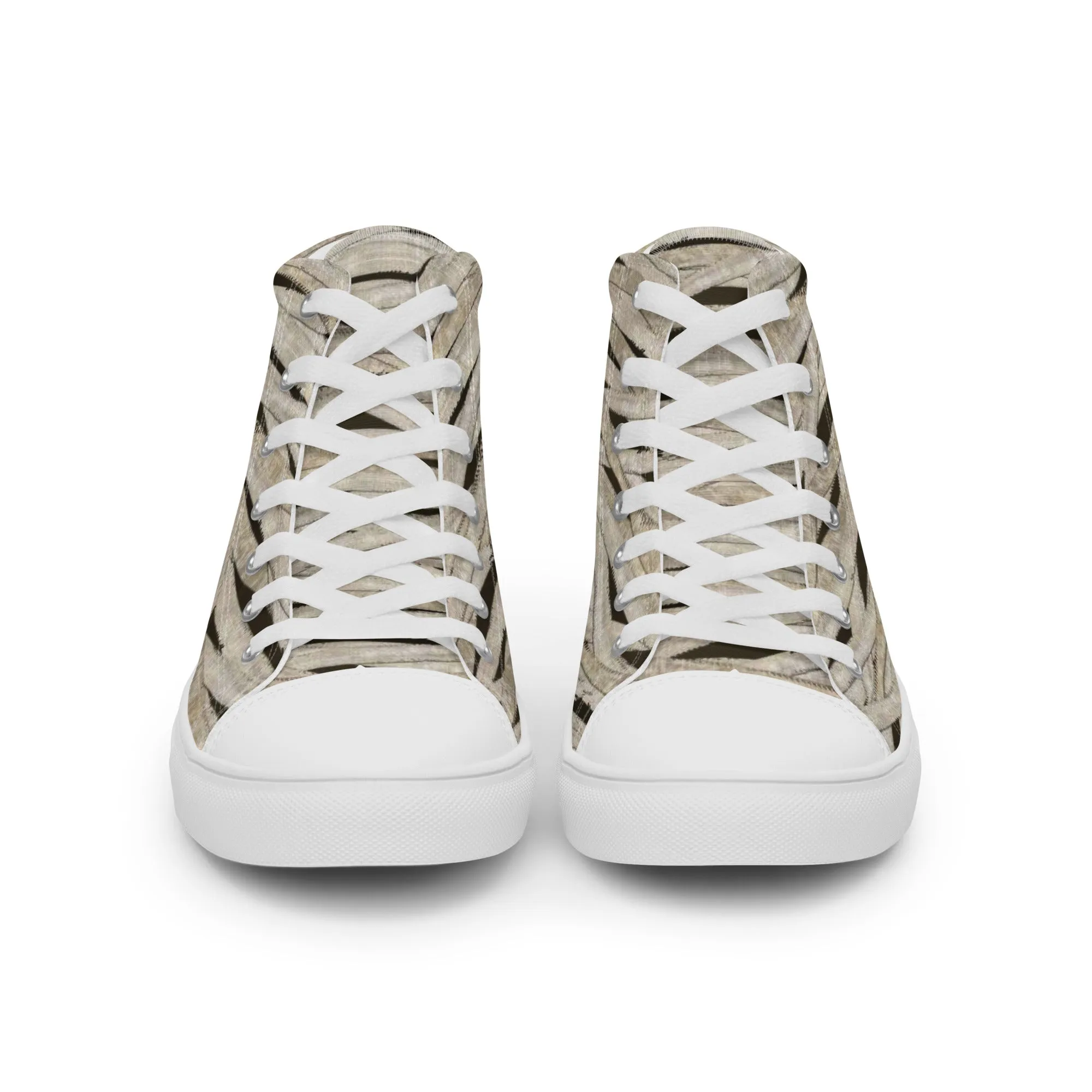 Mummy Wraps Men’s High Top Canvas Shoes