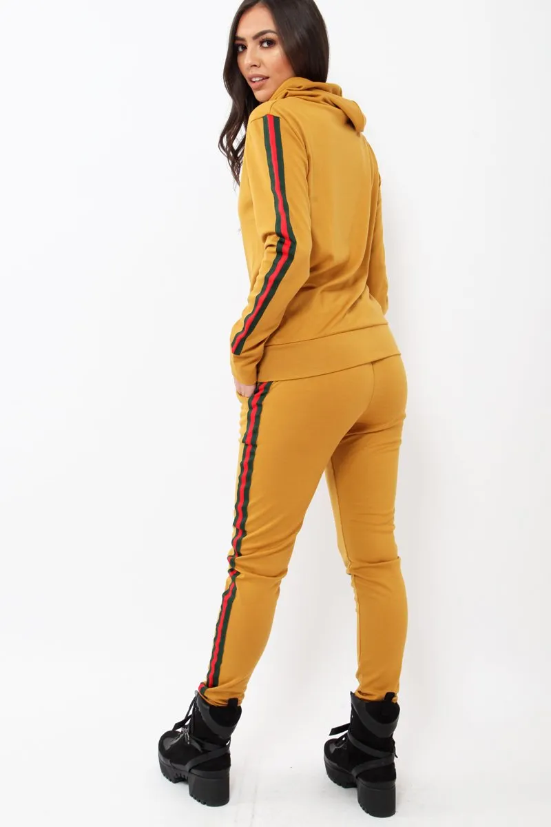 Mustard Tracksuit with Sports Trim - Misha