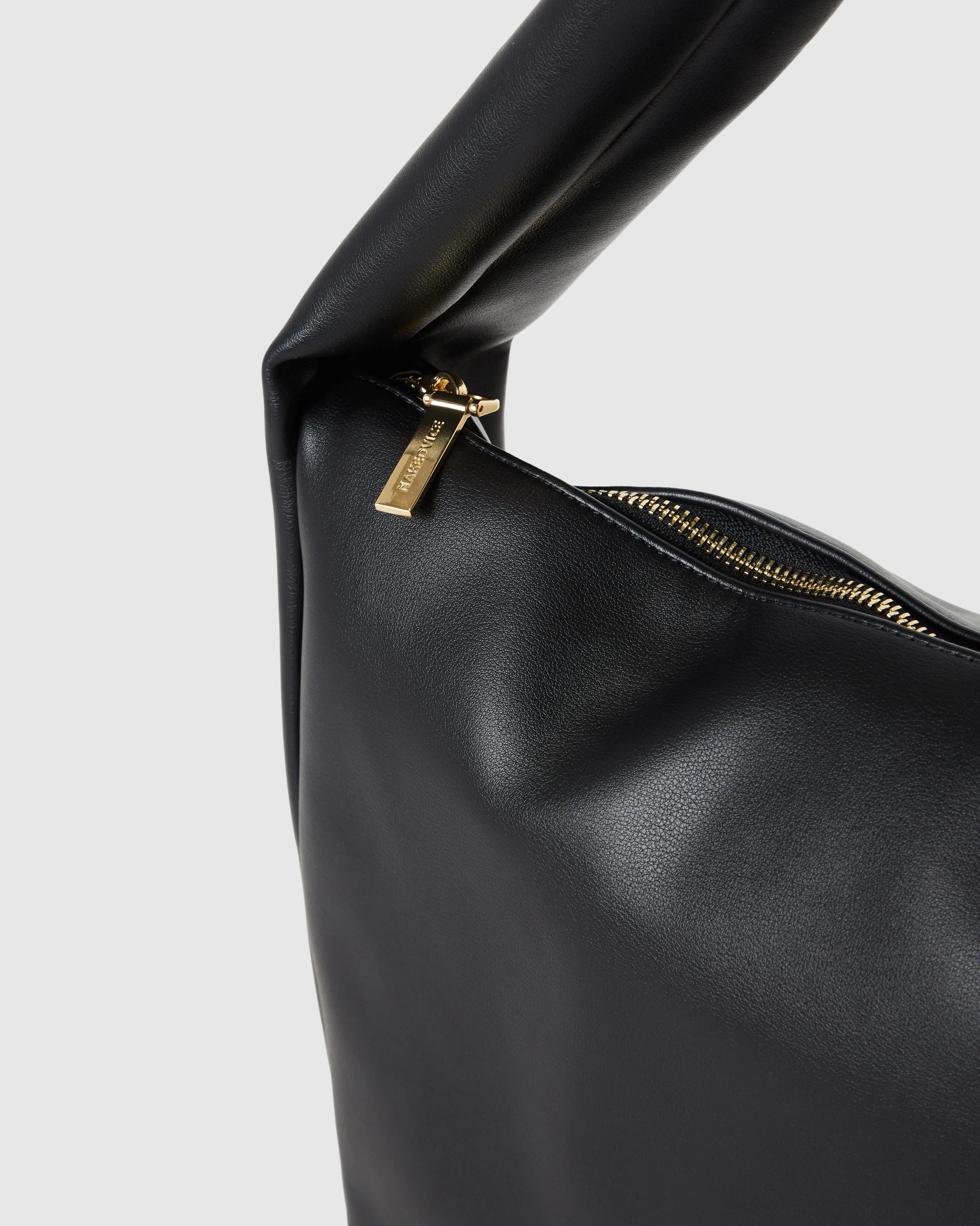 Nakedvice The Zoe Smooth Leather Bag in Black