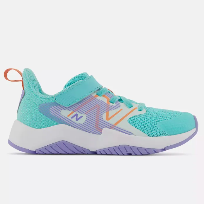 New Balance Kid’s Rave Run v2 Bungee Lace with Top Strap Blue