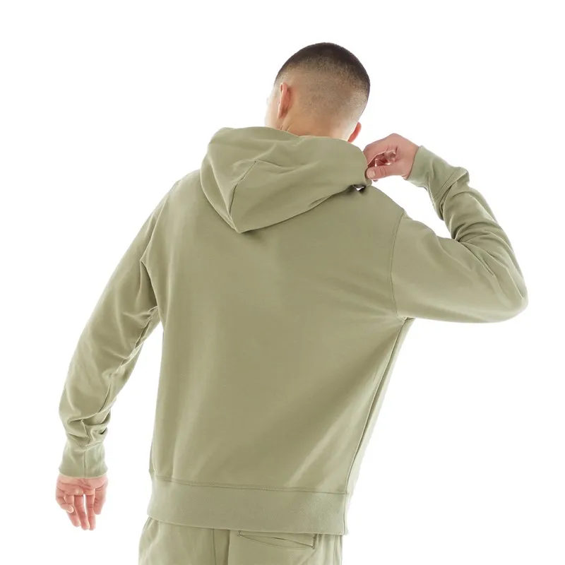 New Balance Mens Athletics Nature State Hoodie Olive Leaf