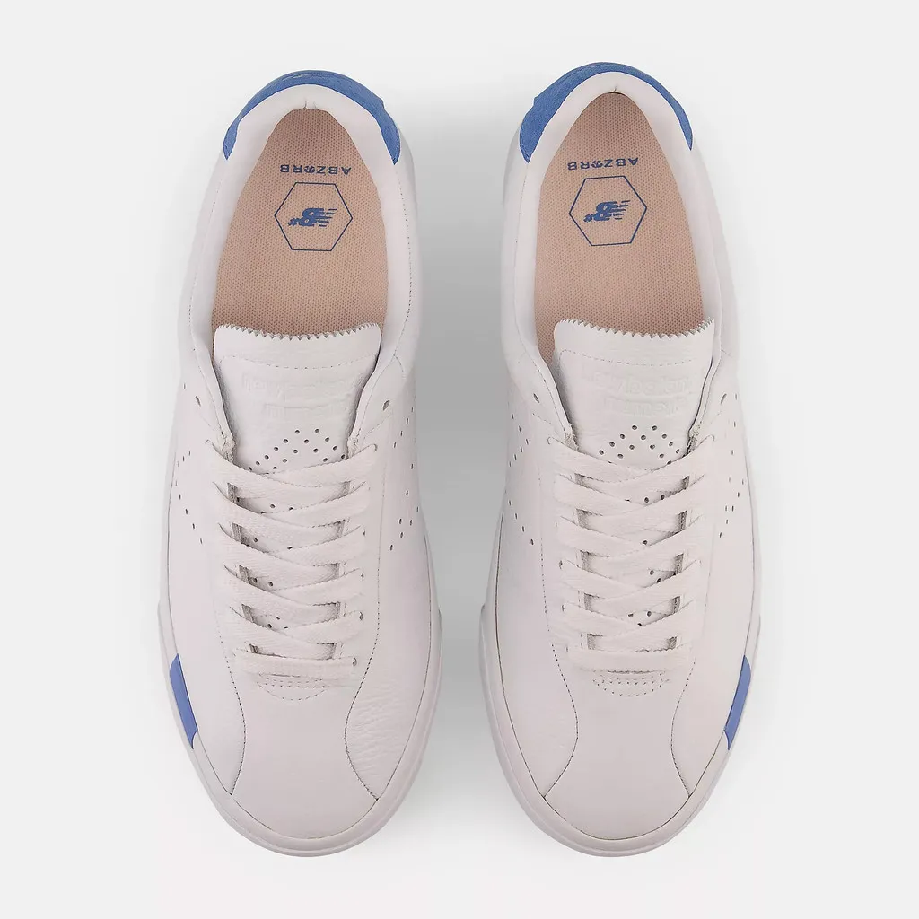 New Balance Numeric 22 (White with Blue) FREE USA SHIPPING