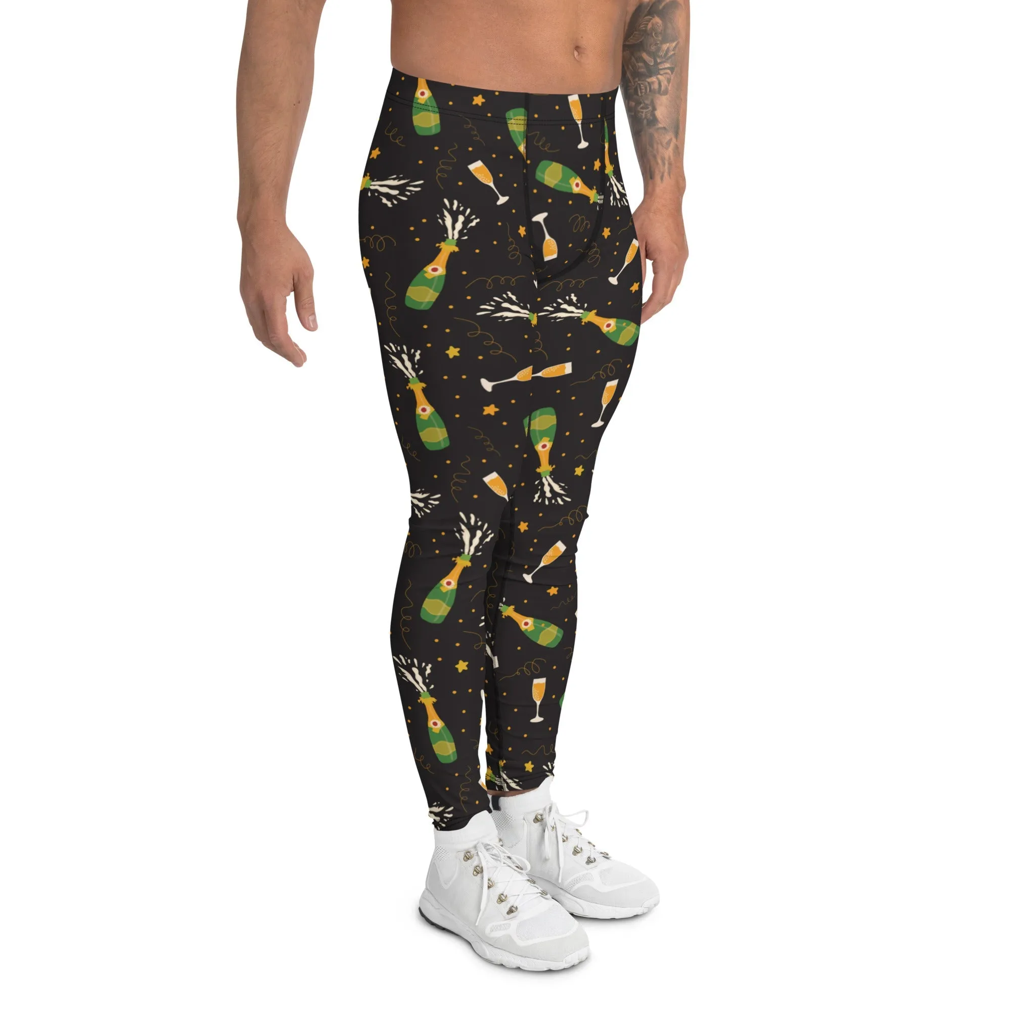 New Year's Toast Men's Leggings