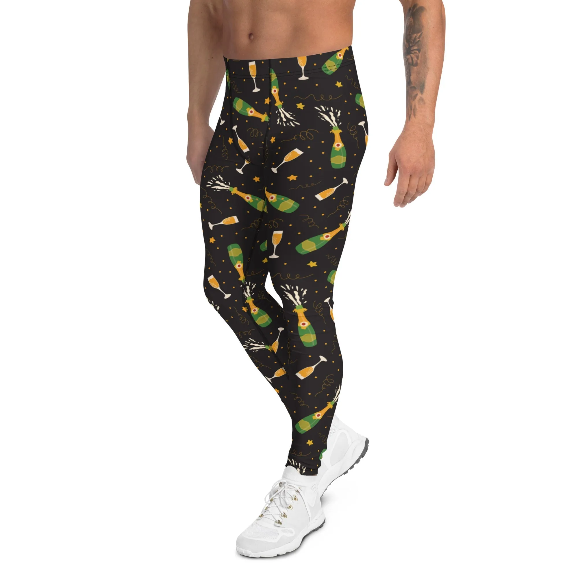 New Year's Toast Men's Leggings