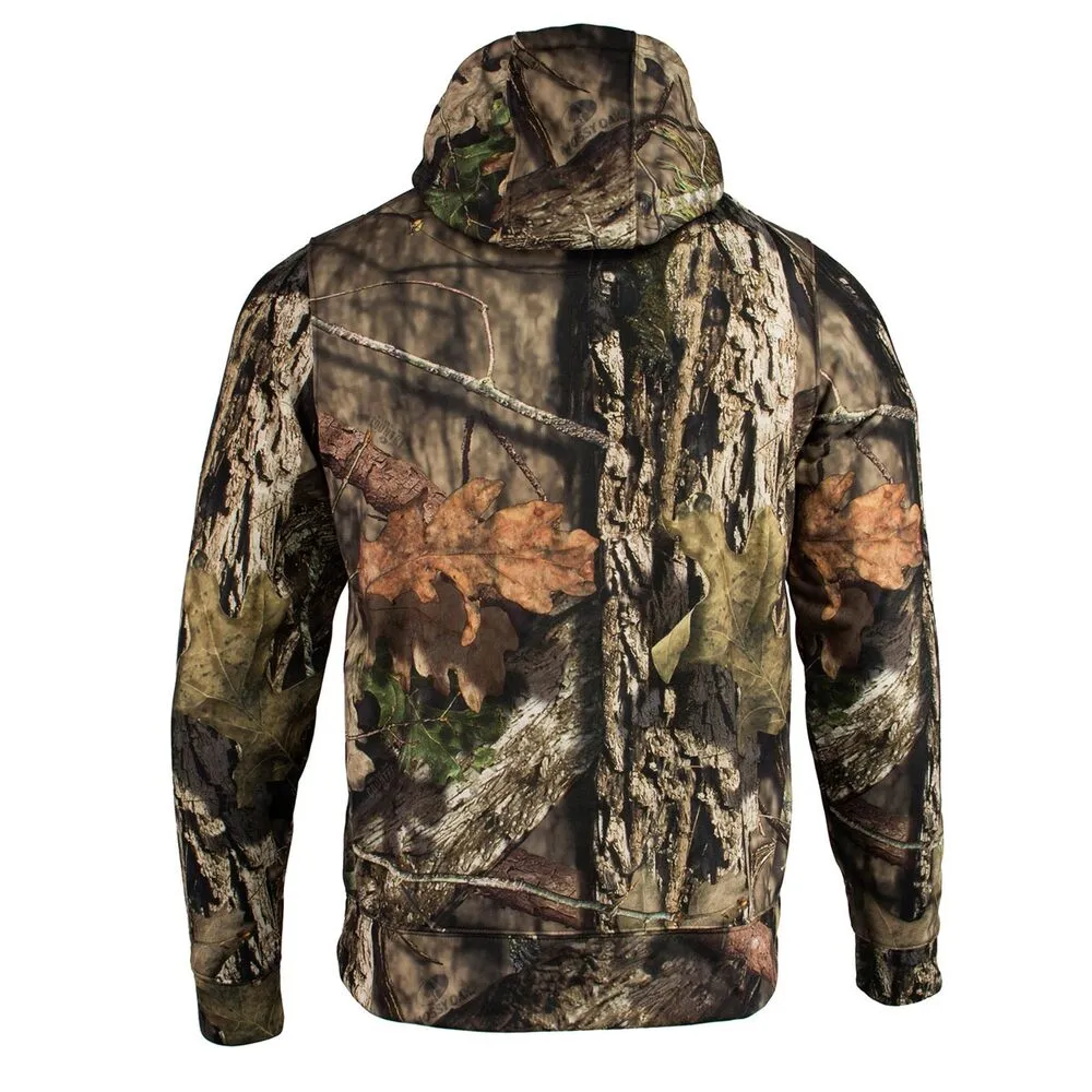 Nexgen Heat Men's Camouflaged Heated Zipper Hoodie with Battery