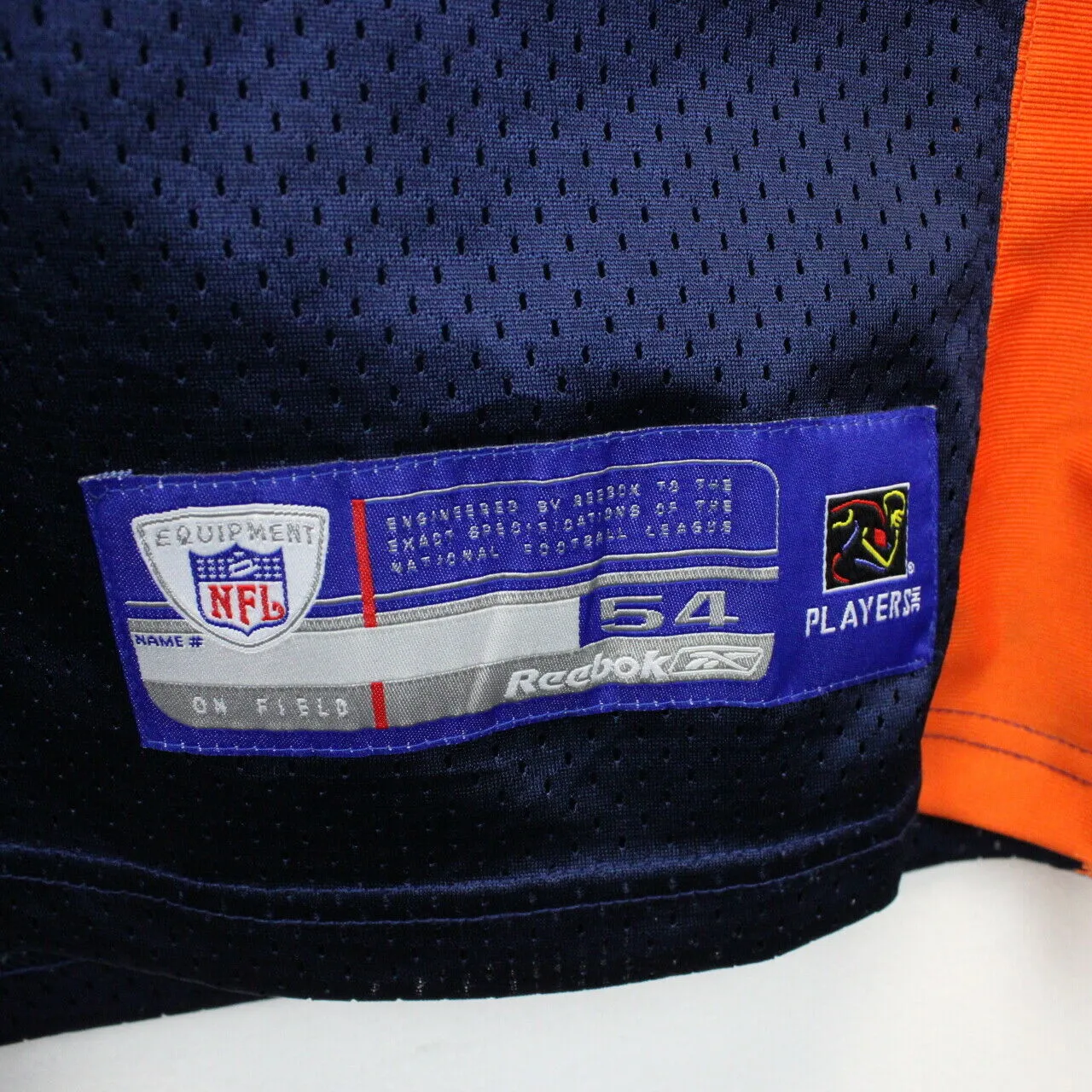 NFL REEBOK 00s Denver BRONCOS Jersey Navy Blue | XXXL