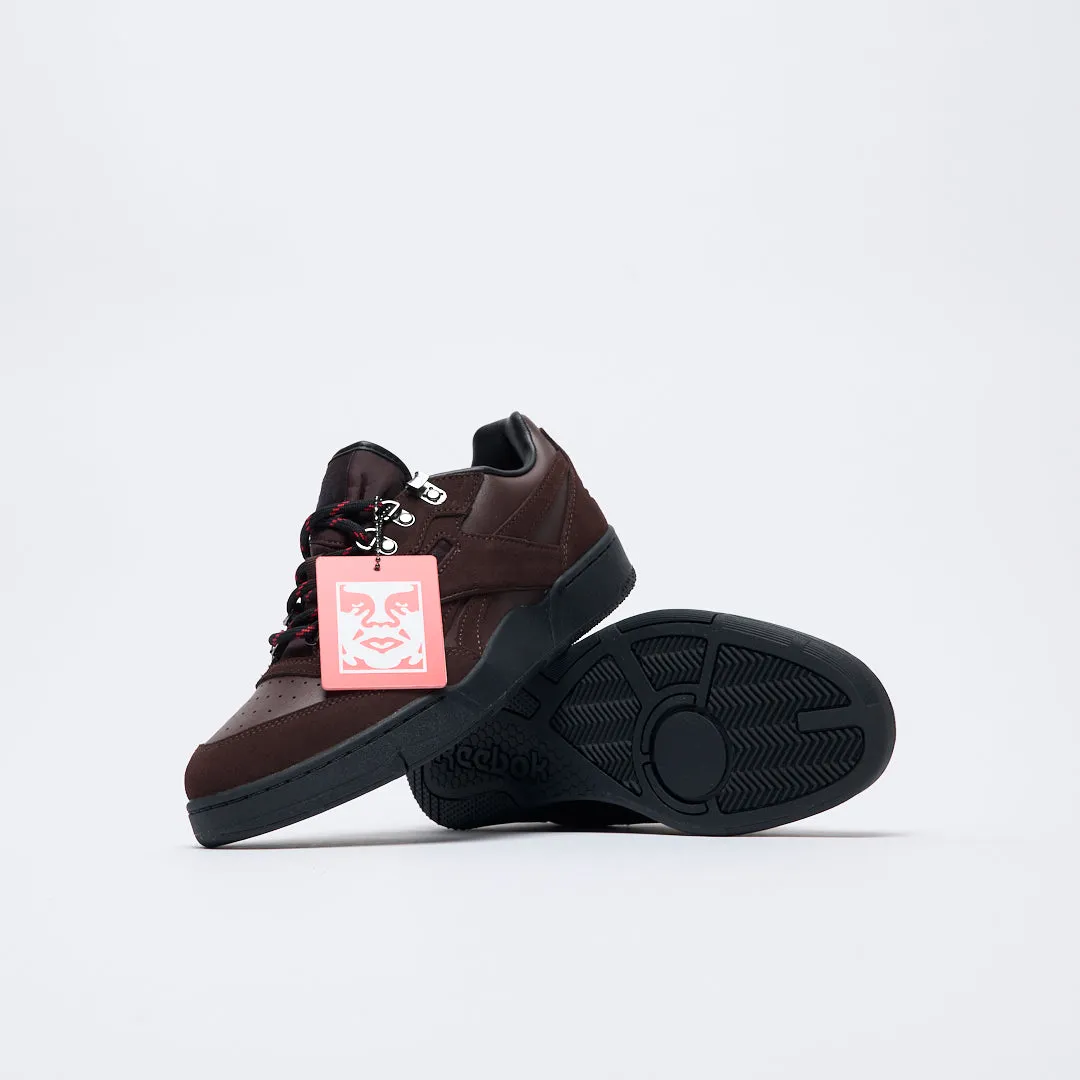 Obey x Reebok - BB 4000 II (Brown/Black/Red)