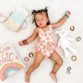 Ollie Jay Isla Bubble Romper - Peachy