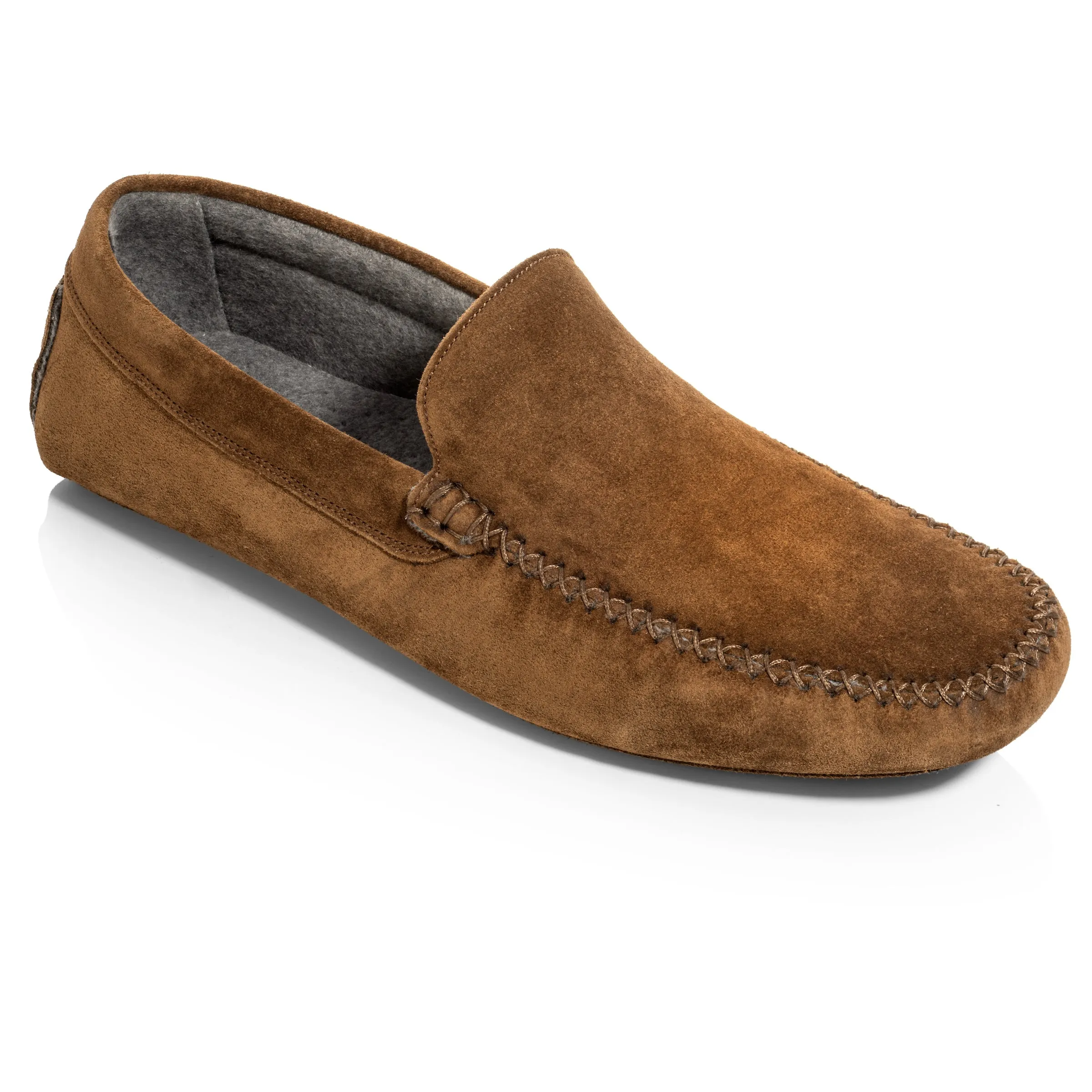 O’Reilly Cigar Suede & Cashmere Slipper