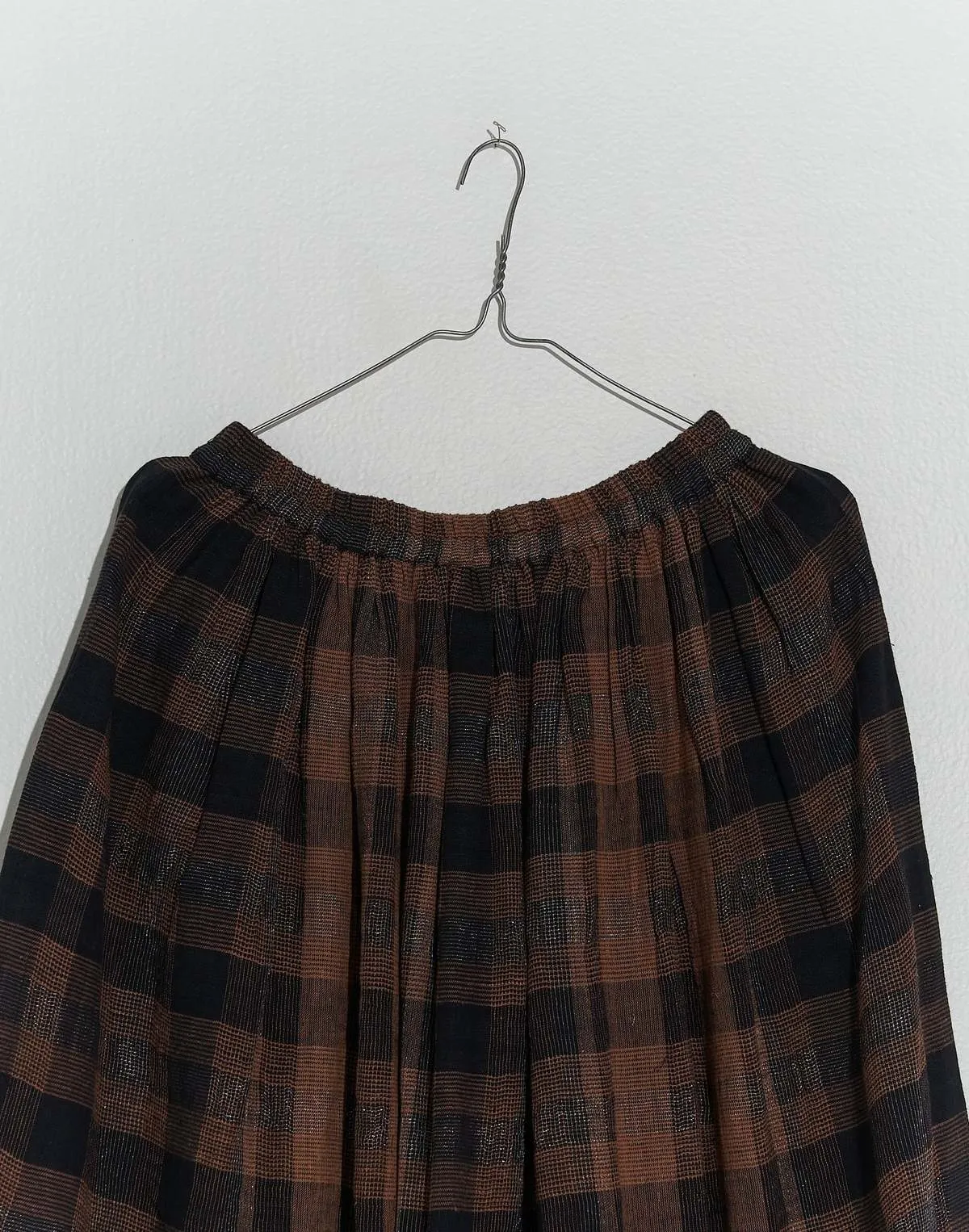 Oxford Skirt - Brown Checkered