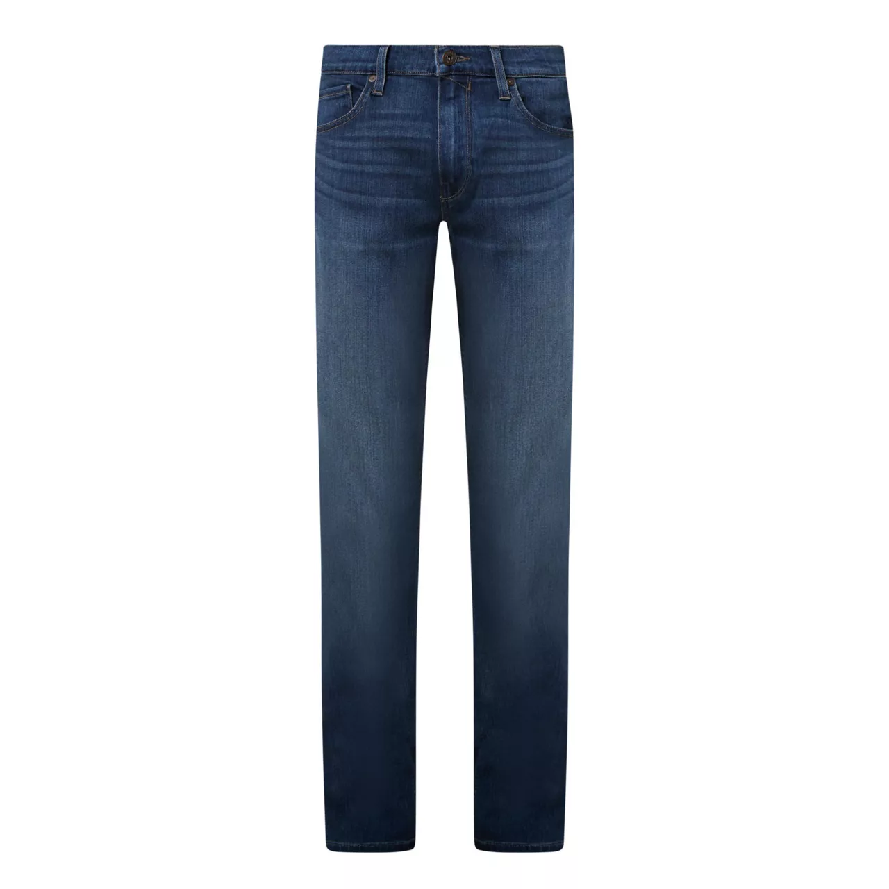 PAIGE Federal Mid-Rise Straight Leg Jeans - Blue