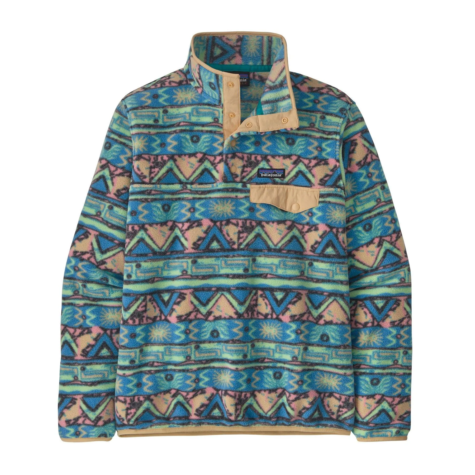 Patagonia Women's Lightweight Synchilla Snap-T Pullover - High Hopes Geo | George Fisher