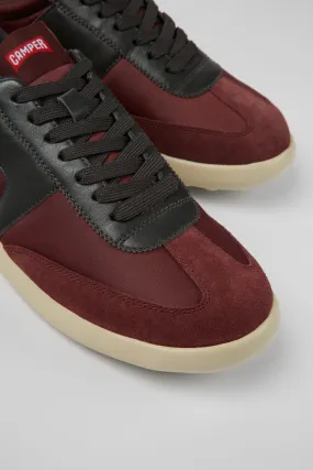 Pelotas XLite Burgundy textile and leather sneakers for men