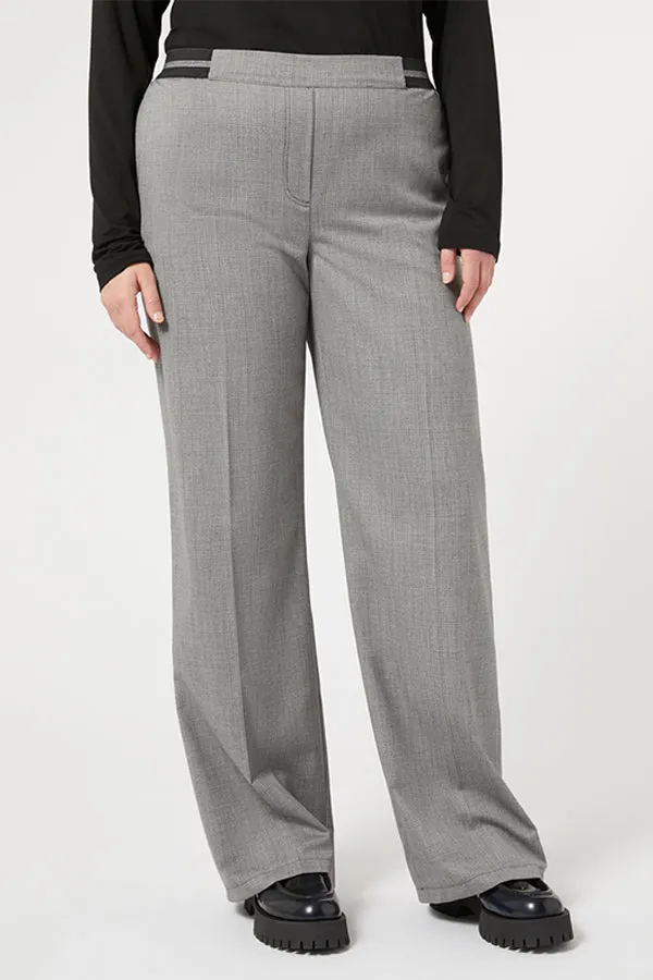 Persona (by Marina Rinaldi) VINCI YARN-DYED FABRIC LUREX TROUSERS