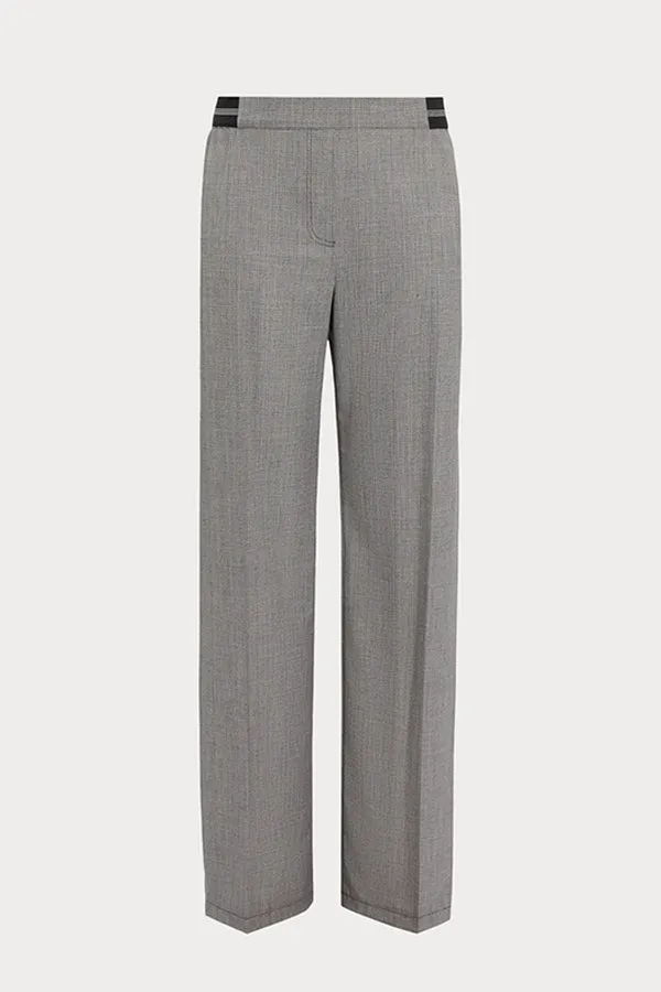 Persona (by Marina Rinaldi) VINCI YARN-DYED FABRIC LUREX TROUSERS