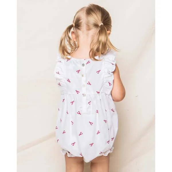 Petite Plume Ruffled Romper, Brixham Lobsters