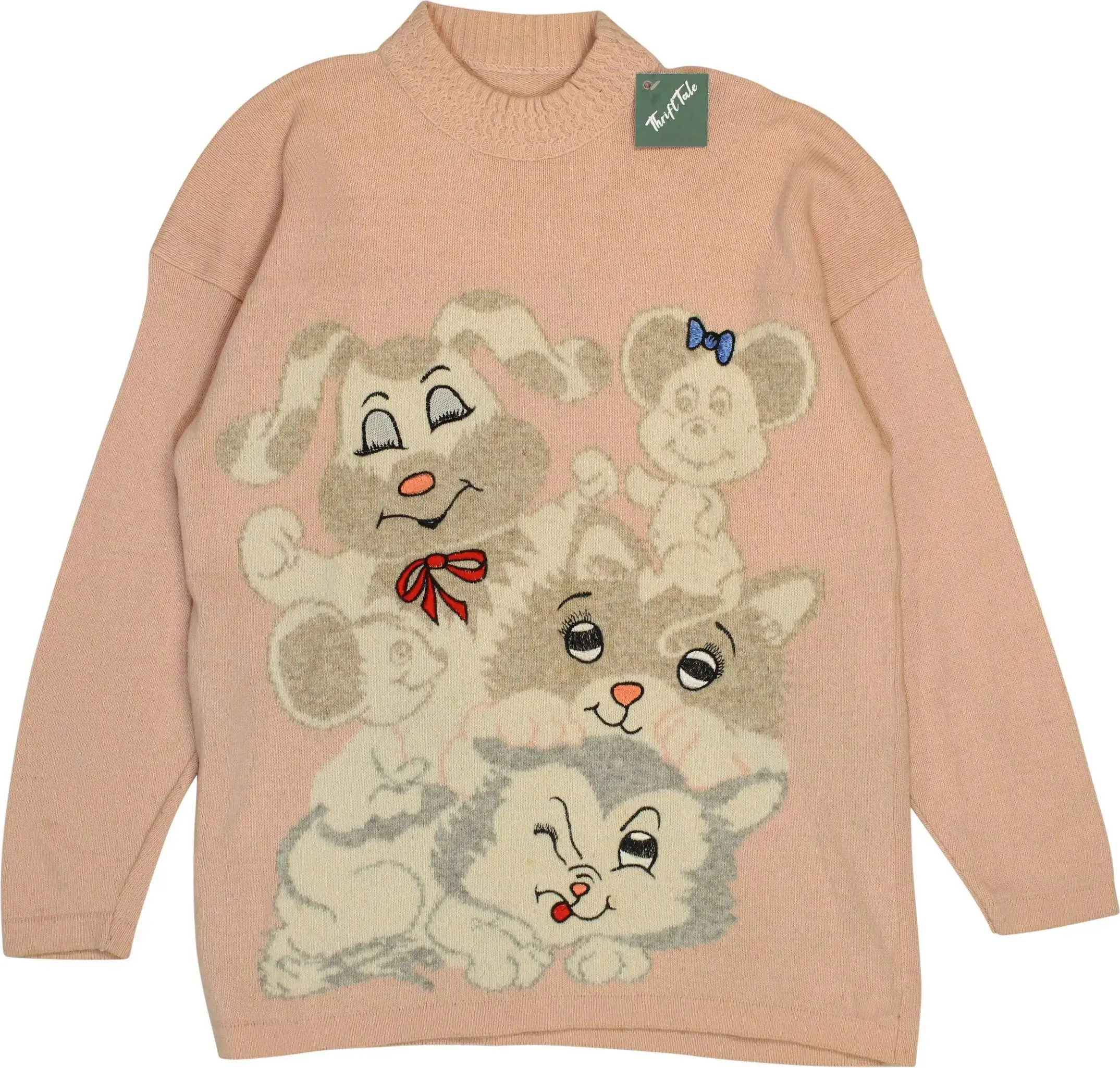 Pink Cartoon Jumper | ThriftTale