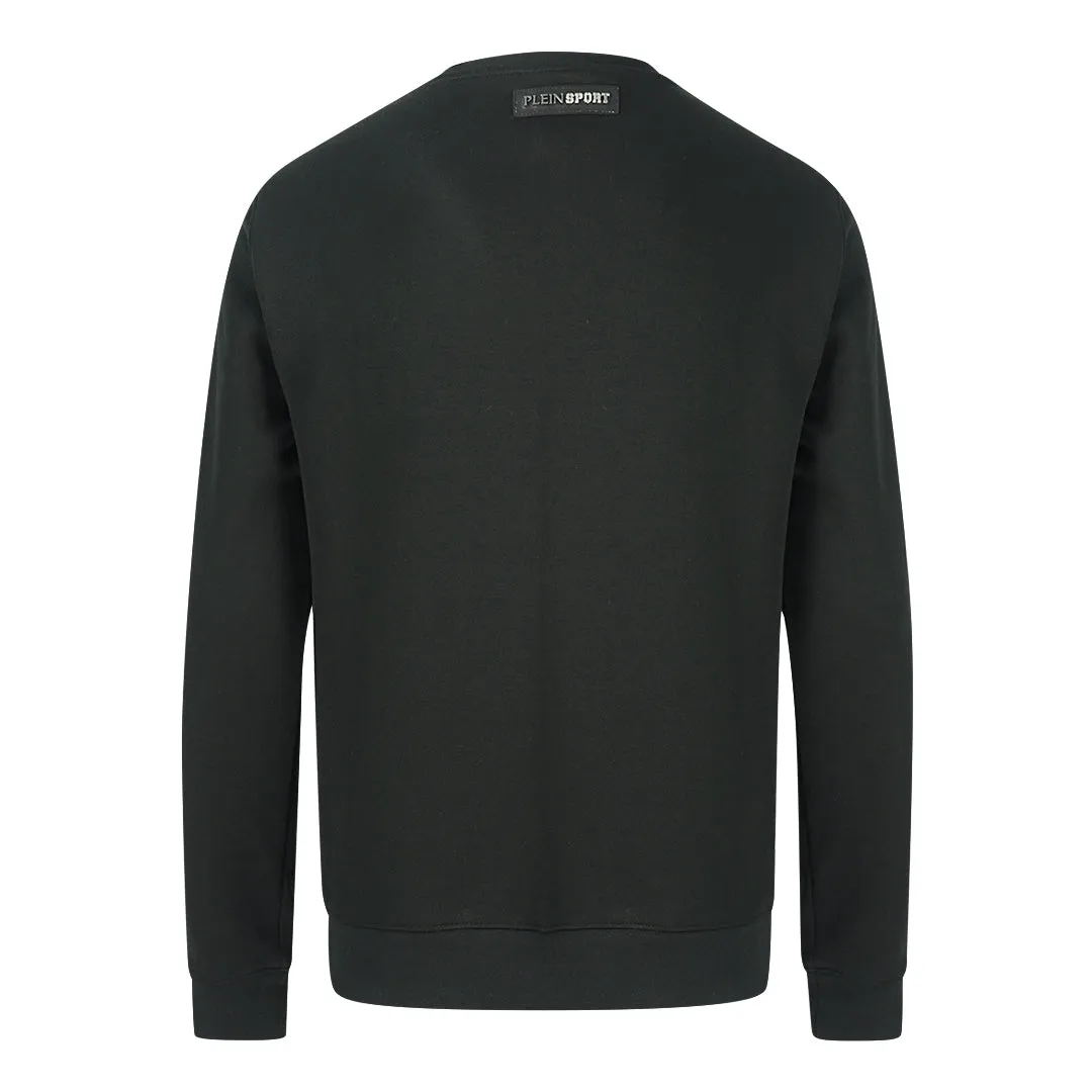 Plein Sport Gold Logo Black Jumper