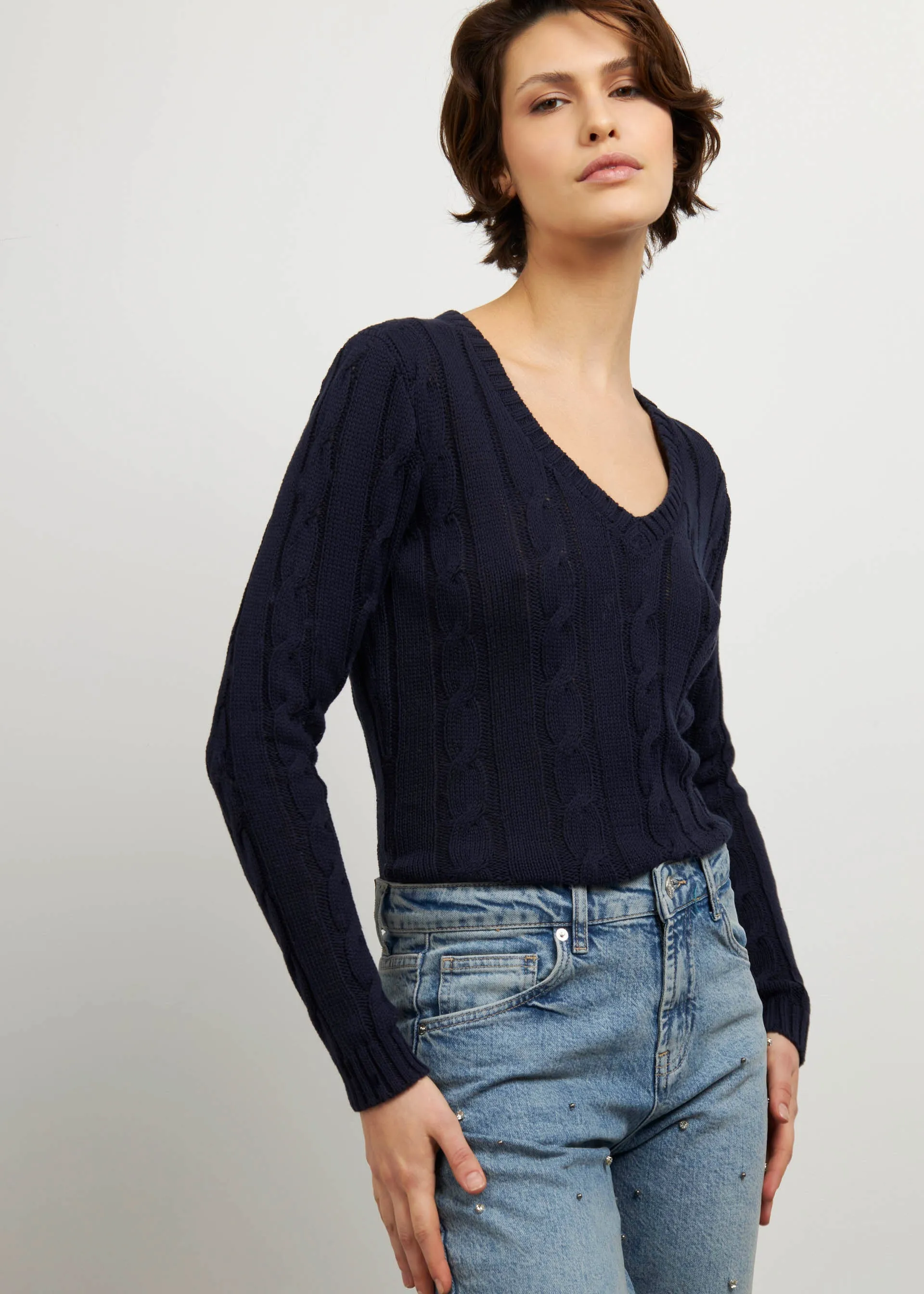 Pullover in puro cotone