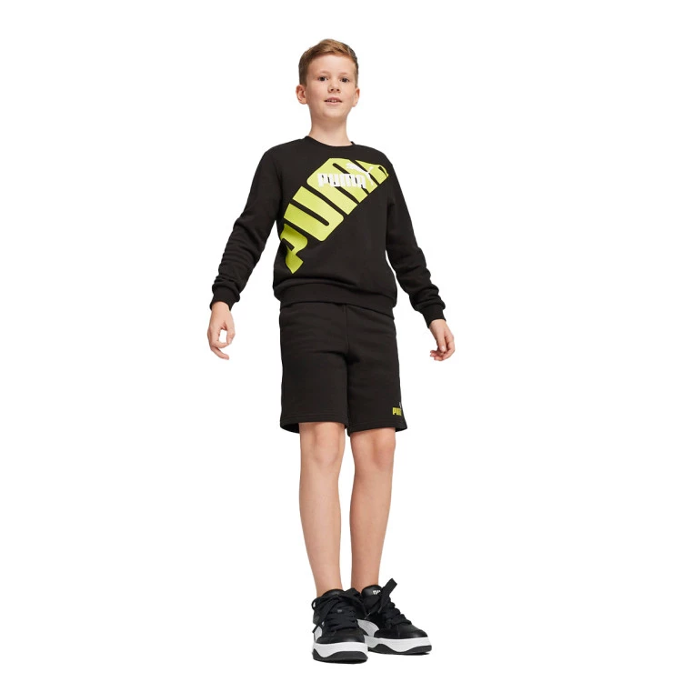 Puma Kids Power Graphic Crew  Sweatshirt