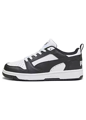 Puma Kids Rebound V6 Lo Trainers | Grattan