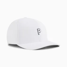 PUMA x PALM TREE CREW Tech Cap | White Glow-Deep Navy | PUMA Golf | PUMA 