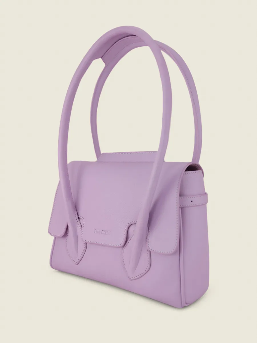 Purple Leather Handbag for Women - Colette S Pastel Lilac | PAUL MARIUS