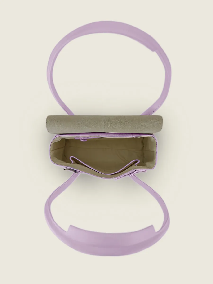 Purple Leather Handbag for Women - Colette S Pastel Lilac | PAUL MARIUS