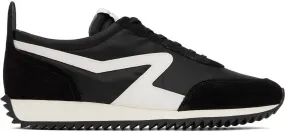 Rag & bone Black & White Retro Runner Sneakers