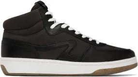 Rag & bone Brown & Black Retro Court Mid Sneakers