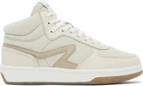 Rag & bone White Retro Court Mid Sneakers