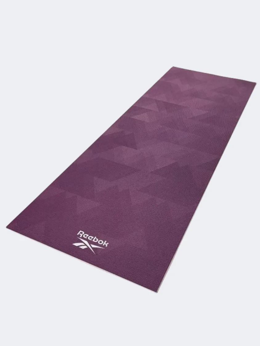 Reebok Accessories Double Sided 4 Mm Geometric Fitness Mats Purple