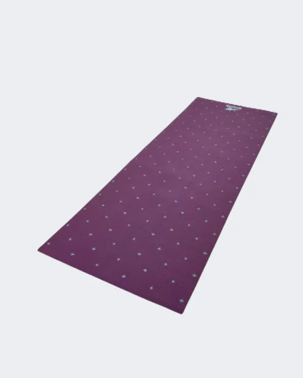 Reebok Accessories Fitness Rayg-11030Hh Dbl Sided 4Mm Yoga Purple Crosses-Hi Mats