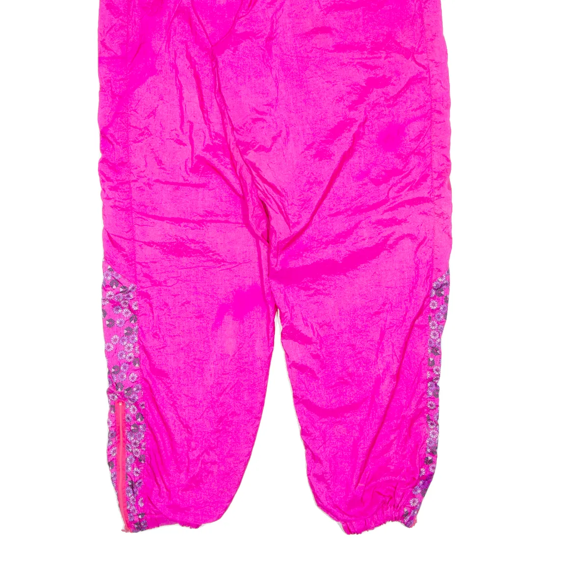 REEBOK Lined Womens Track Pants Pink Tapered UK 16 W26 L29