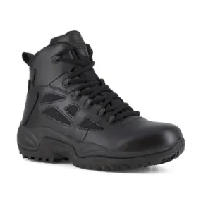 Reebok Men's Rapid Response RB Stealth 6" Boot with Side Zipper Black