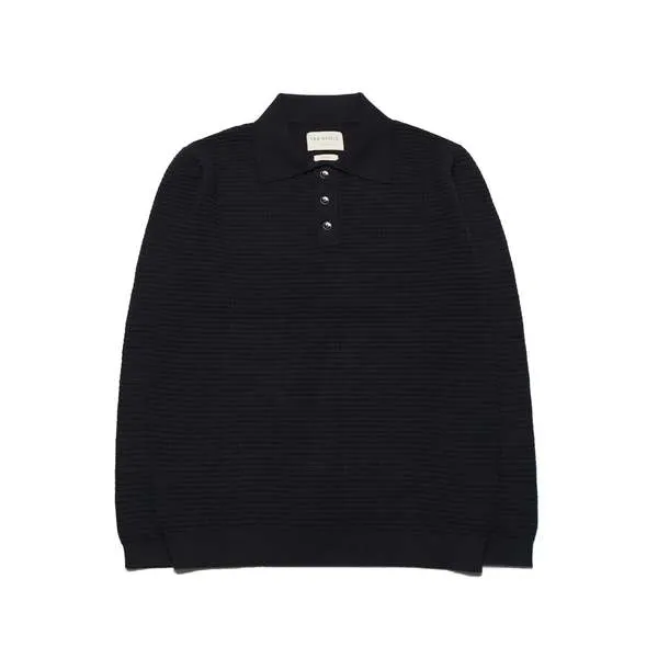 Renard L/S Polo - Meteorite Black