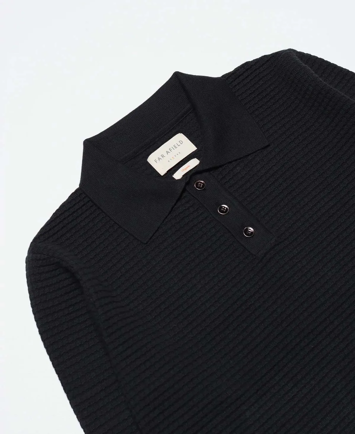 Renard L/S Polo - Meteorite Black