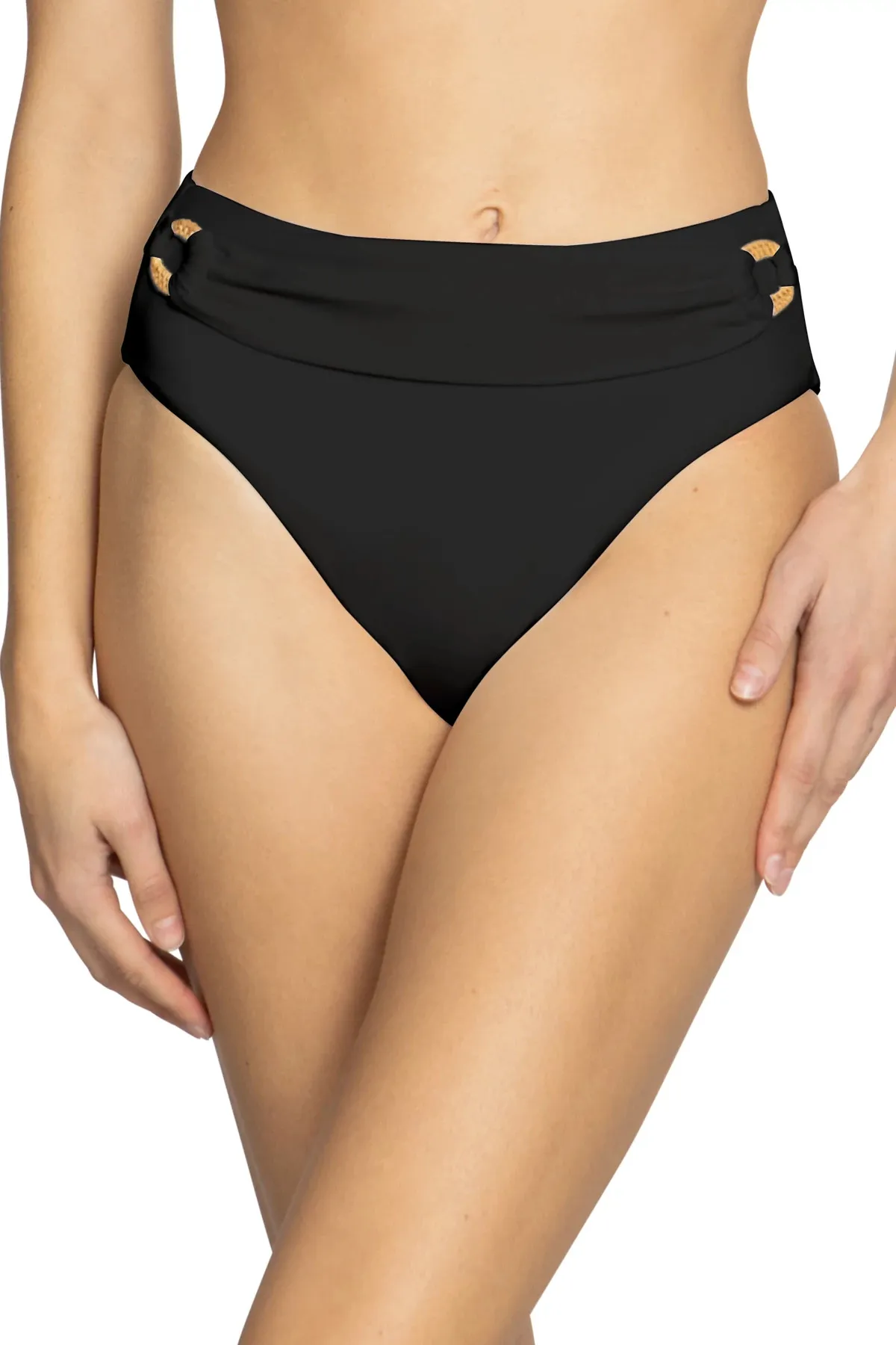 Ring High Waist Bikini Bottom